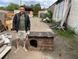 Деревянная будка для собаки "Кейптаун" средних размеров (100*60*70 см) ДБС-25 фото 5