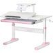 Детский стол Evo-кids TH-310 з полицею Pink TH-310 W/BL + BD-S30 BL фото