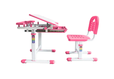 Комплект парта та стілець-трансформери Cubby Vanda Pink 221959 фото