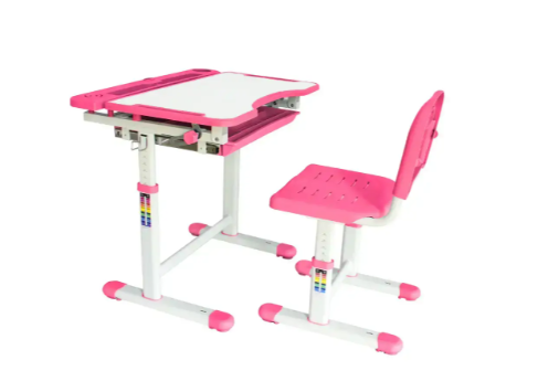 Комплект парта та стілець-трансформери Cubby Vanda Pink 221959 фото