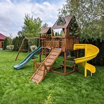Детский игровой комплекс для улицы "Резиденция радости" rezydentsiia-radosti фото