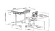 Комплект меблів для дитини Piccolino III Blue FunDesk 800233 фото 8
