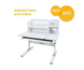 Зростаюча парта для школярів Cubby Nerine Grey 221920 фото 1
