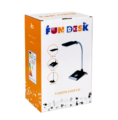 Настільна світлодіодна лампа FunDesk LS3 grey 221886 фото