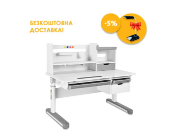 Регулируемая парта FunDesk Sentire Grey 1176943 фото