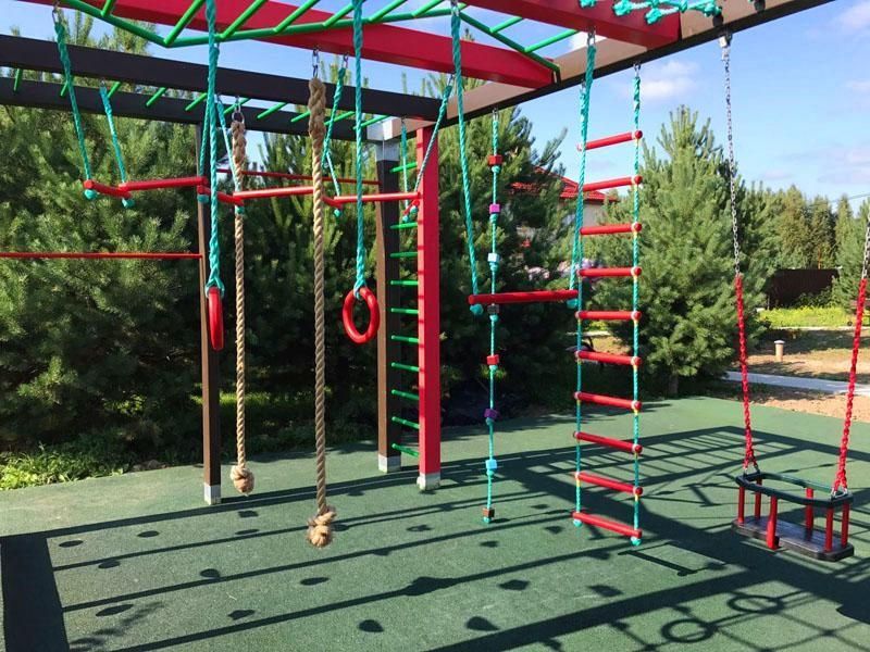 Вуличний дерев'яний майданчик для занять спортом Куб-15 ku-kub-00015 фото