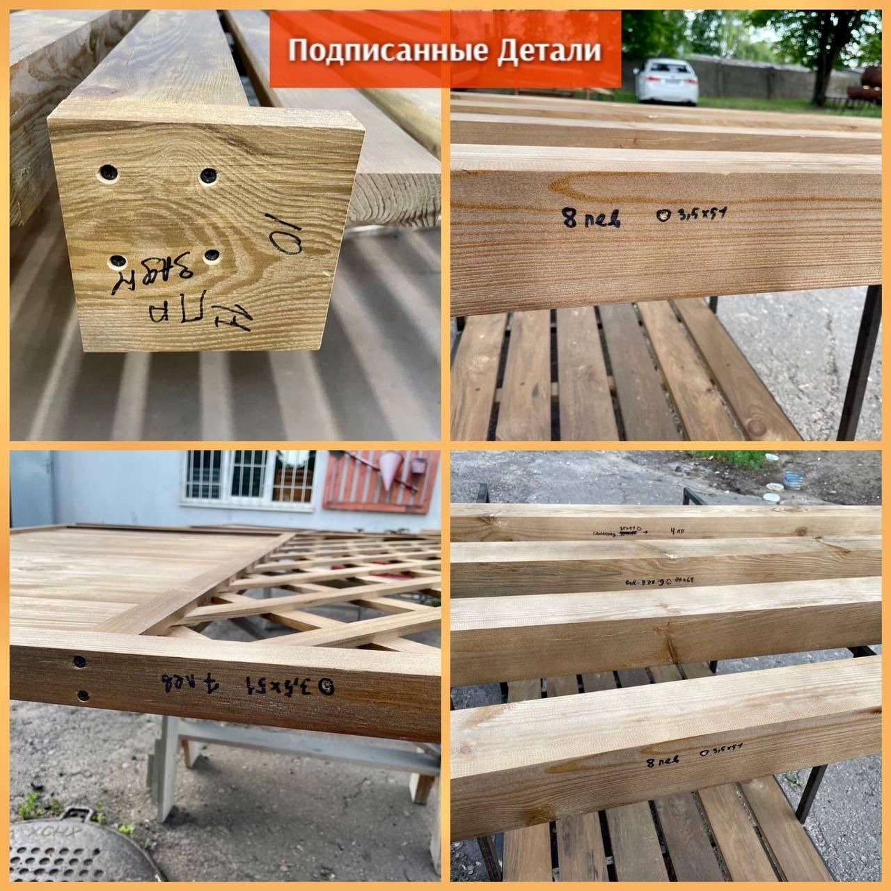 Простые деревянные альтанки | беседки из бруса 3х2 м, (на 8-10 человек) "Лейкленд" ПБ-26 фото
