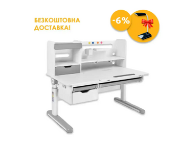 Функциональная парта FunDesk Pensare Grey 2987698 фото