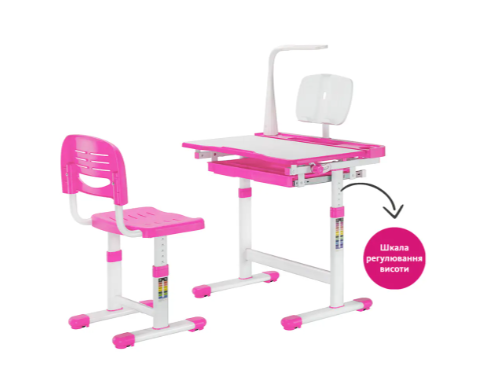 Дитяча парта зі стільцем FunDesk Bellissima Pink  221916 фото