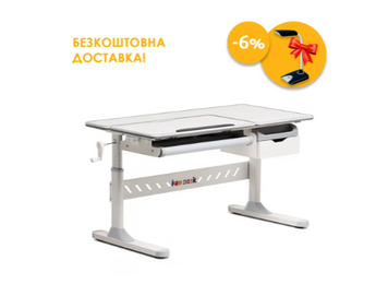 Функциональная парта-трансформер Fundesk Fiore Grey 25154743 фото
