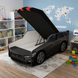 Кровать машина  БМВ  премиум с матрасом p002-black-base фото 3