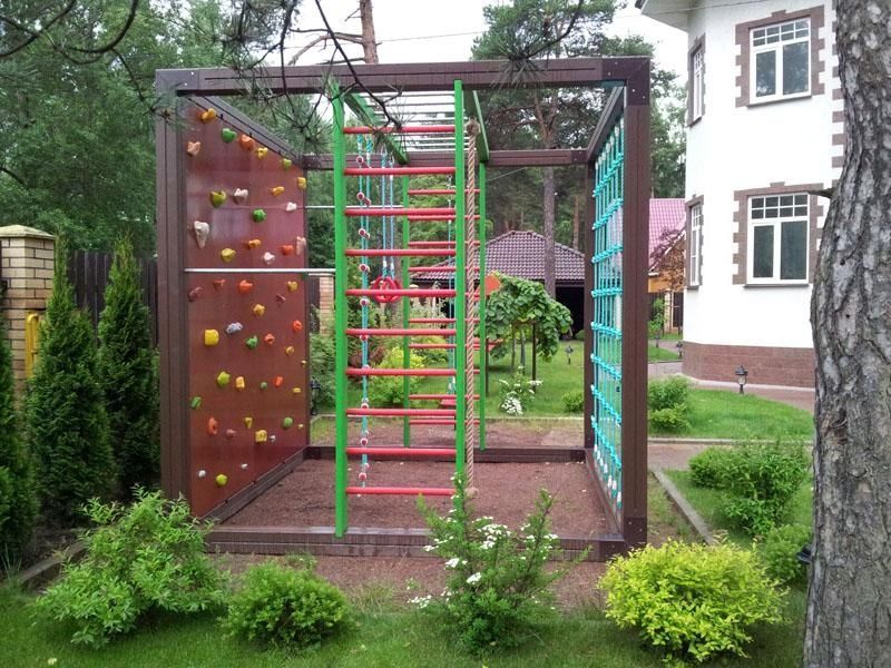 Вуличний дерев'яний майданчик для занять спортом Куб-20 ku-kub-00020 фото