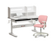 Комплект для подростка парта Fundesk Fiore II Grey + вращающееся кресло Fundesk Buono Grey 25086777 фото 3