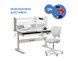 Комплект для подростка парта Fundesk Fiore II Grey + вращающееся кресло Fundesk Buono Grey 25086777 фото 1