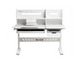 Комплект для подростка парта Fundesk Fiore II Grey + вращающееся кресло Fundesk Buono Grey 25086777 фото 5