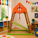Детский спортивный игровой комплекс для дома KindWood Plus kindwood-plus фото 3