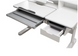 Парта-трансформер Fundesk Fiore II Grey + стілець FunDesk LST3 Blue-Grey 2508765 фото 5