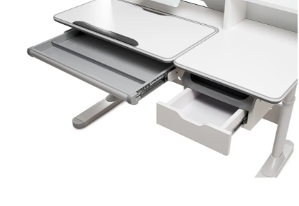Парта-трансформер Fundesk Fiore II Grey + детский стул FunDesk LST3 Orange 25088671 фото