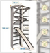 Деревянная шведская стенка в квартиру | SportBaby &laquo;Sport Loft 3-240&raquo; sport-loft-3-240x25 фото 2