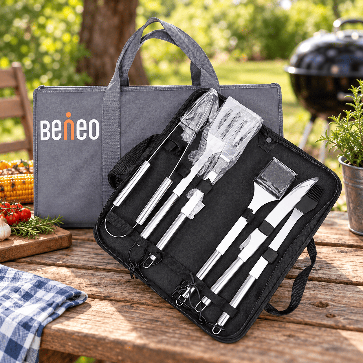 Набір для гриля барбекю BENEO beneo-bbq-set фото
