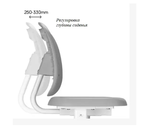 Комплект парта + стілець трансформери FunDesk Piccolino III Pink 800232 фото