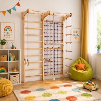 Дитячий спортивний куточок "Kinder 2 в 1" 220и kinder-2-v-1-220 фото
