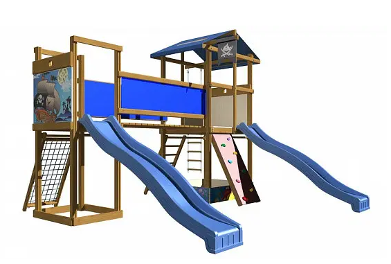 Дерев'яні дитячі майданчики для дітей SportBaby-11 SportBaby-11 + фото