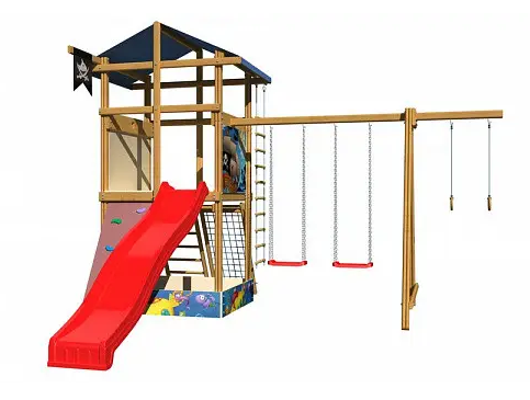 Деревянные детские площадки для детей SportBaby-10 SportBaby-10 + фото