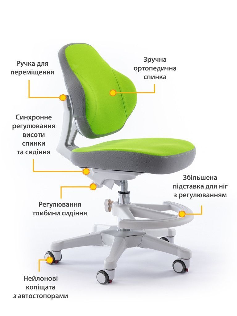 Ортопедичне крісло для школяра  ErgoKids Mio Classic Y-405 KZ фото
