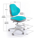 Ортопедичне крісло для школяра ErgoKids Mio Classic  Y-405 KBL фото 4
