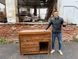 Дерев'яна будка утеплена "Лагос" для собак великих порід Овчарки, Алабая, Хаскі (120*90*90 см) ДБС-14 фото 9