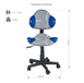 Детский стул для школьника | FunDesk LST3 Blue-Grey 221586 фото 7