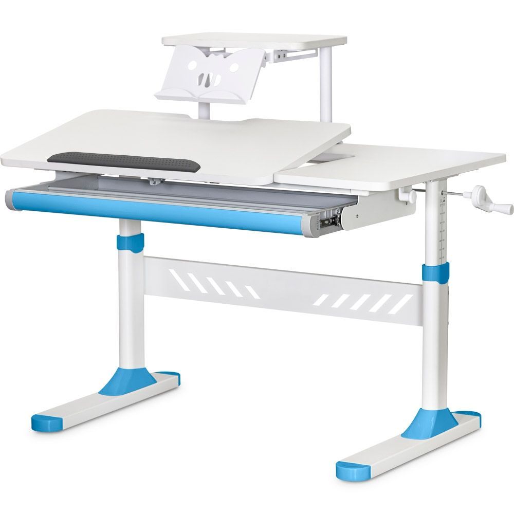 Детский стол Evo-кids TH-310 з полицею Blue TH-310 W/BL + BD-S30 BL фото
