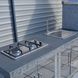 Стіл-плита з бетону Гарден Шеф з фасадом garden-shef-plyta-fasad-grey фото 3